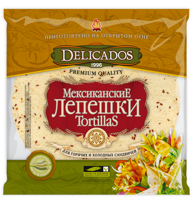 Delicados Тортильи Мультизлак Face (Tiny)