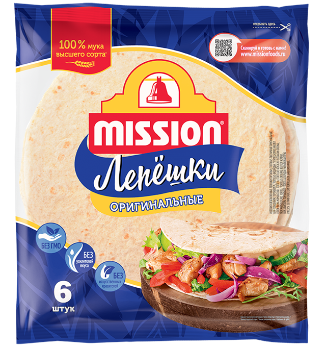 Mission Tortillas Original 250 3D Transp Tiny
