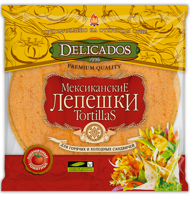 Delicados Tortilla Tomato 400G