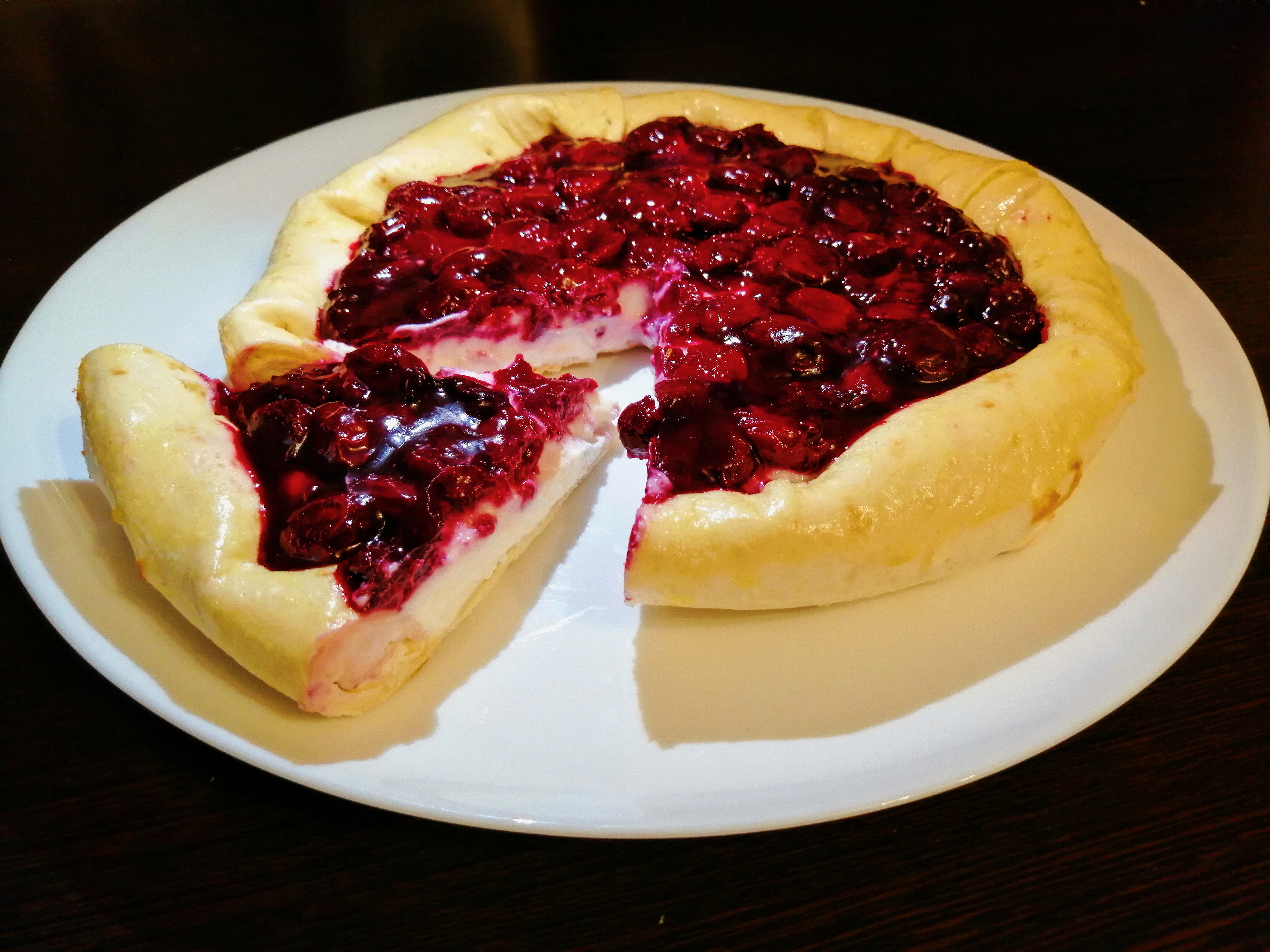 ПИРОГ С РИКОТТОЙ И ВИШНЕЙ