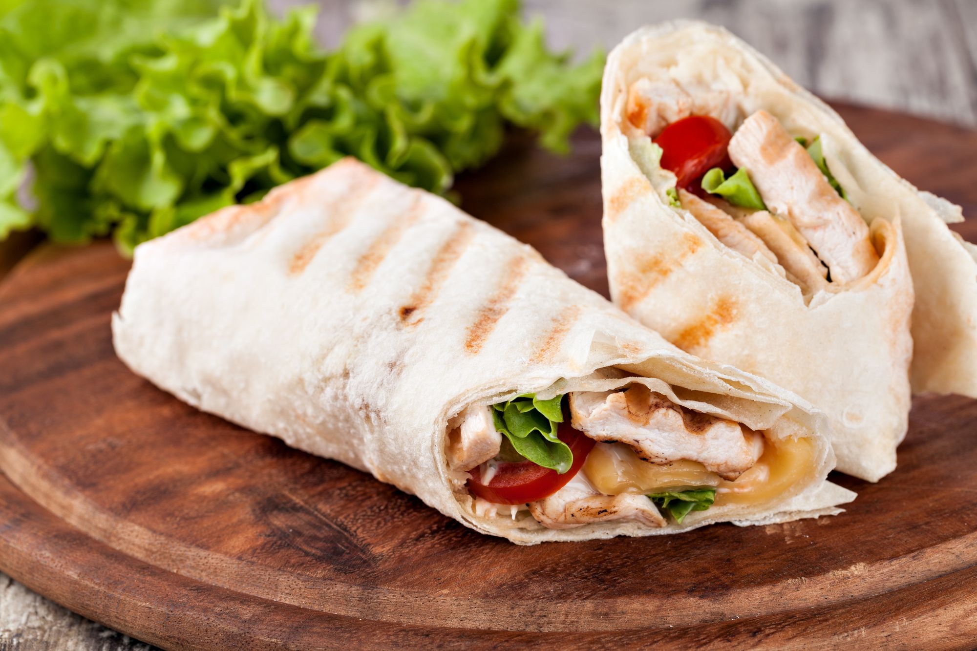 Фахитас с куриной грудкой на гриле