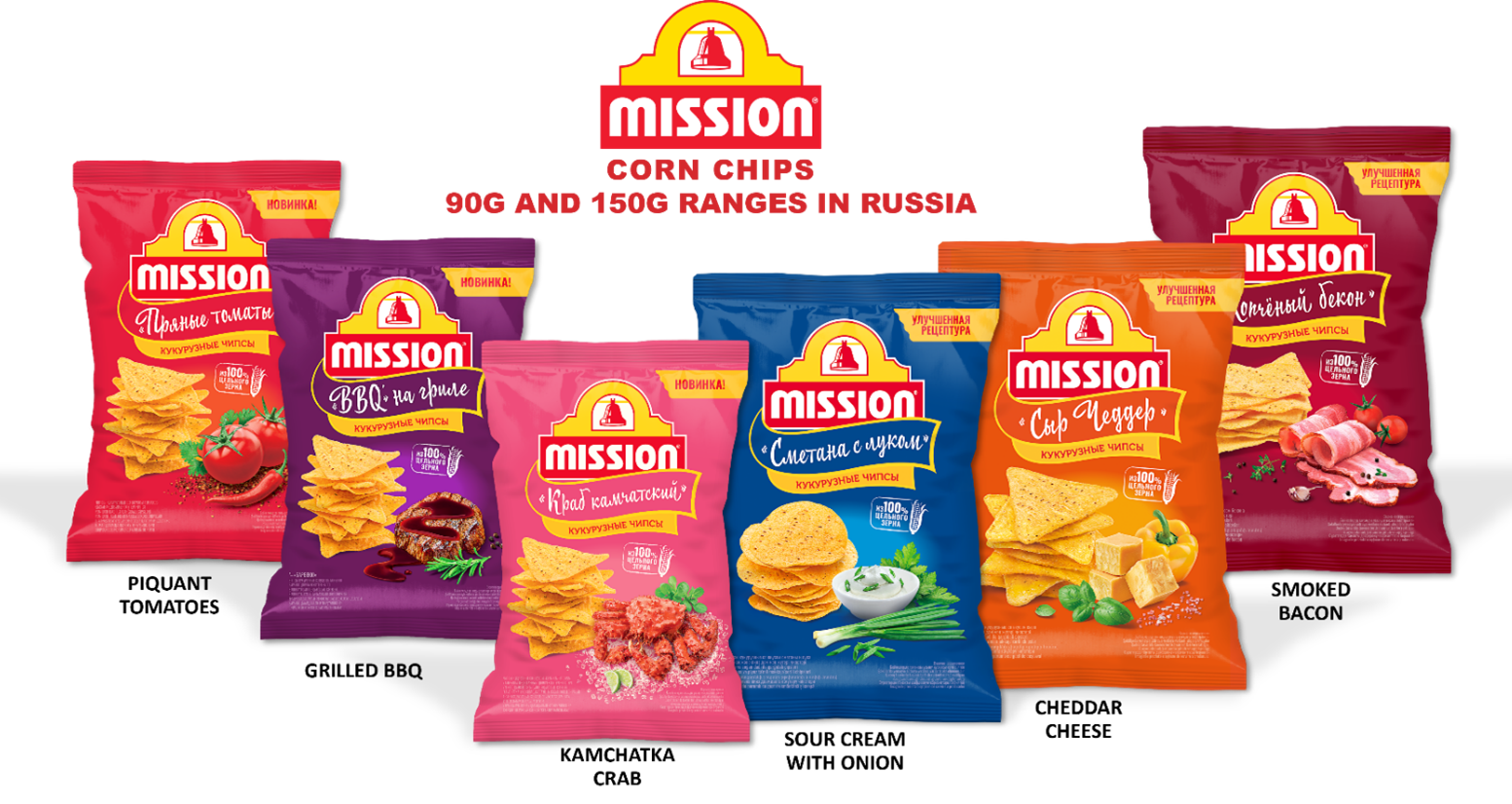 Перезапуск ассортимента чипсов MISSION